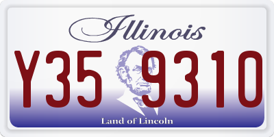 IL license plate Y359310