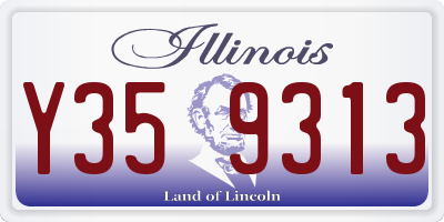 IL license plate Y359313