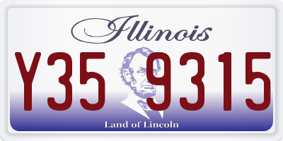 IL license plate Y359315