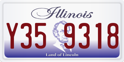 IL license plate Y359318