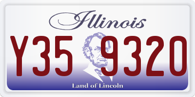 IL license plate Y359320