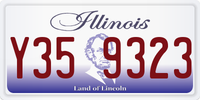 IL license plate Y359323