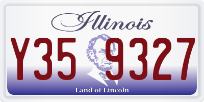 IL license plate Y359327