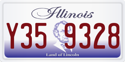 IL license plate Y359328