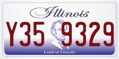 IL license plate Y359329