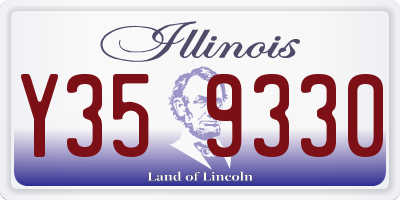 IL license plate Y359330