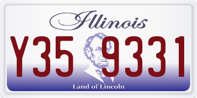 IL license plate Y359331