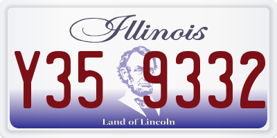 IL license plate Y359332