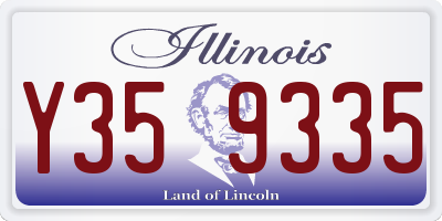 IL license plate Y359335