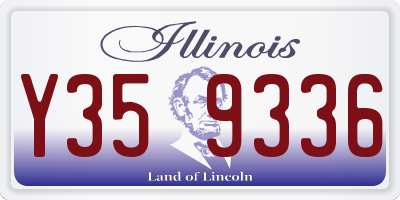 IL license plate Y359336