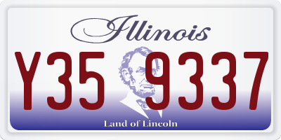 IL license plate Y359337