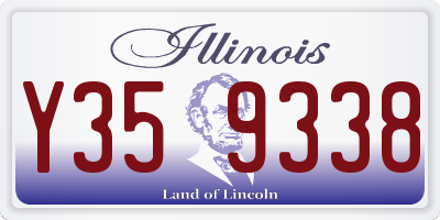IL license plate Y359338