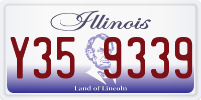 IL license plate Y359339