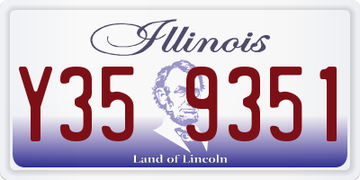 IL license plate Y359351