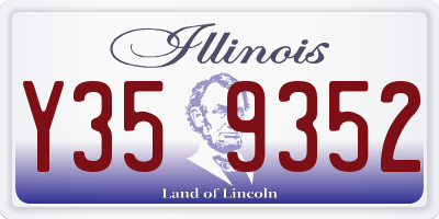 IL license plate Y359352
