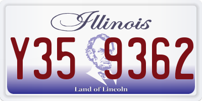 IL license plate Y359362