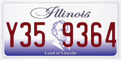 IL license plate Y359364