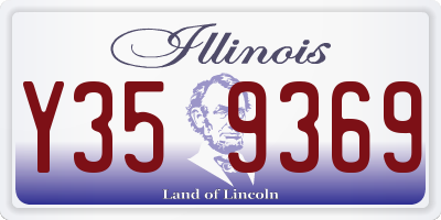 IL license plate Y359369