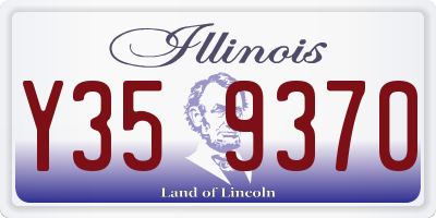 IL license plate Y359370