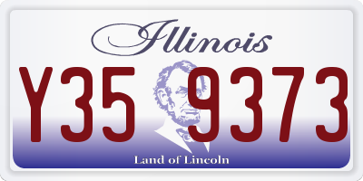 IL license plate Y359373