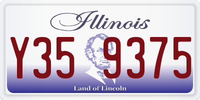 IL license plate Y359375