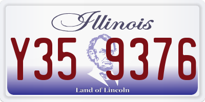 IL license plate Y359376
