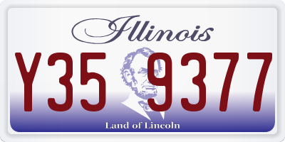 IL license plate Y359377