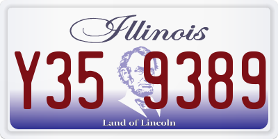 IL license plate Y359389