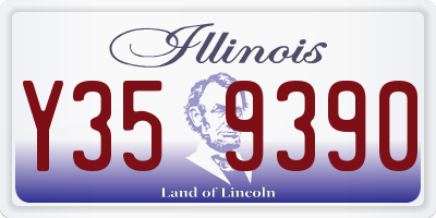 IL license plate Y359390
