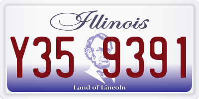 IL license plate Y359391