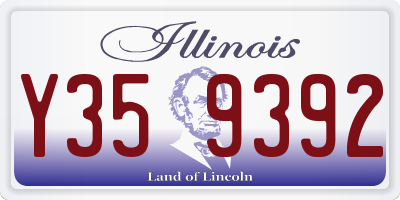 IL license plate Y359392