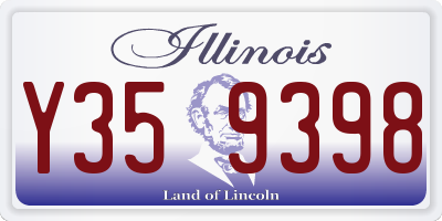 IL license plate Y359398