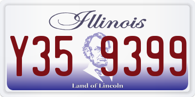 IL license plate Y359399