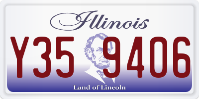 IL license plate Y359406