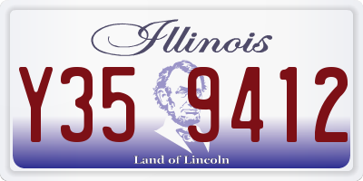 IL license plate Y359412