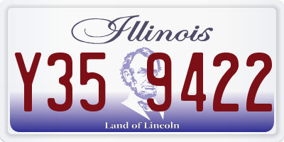 IL license plate Y359422