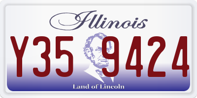 IL license plate Y359424