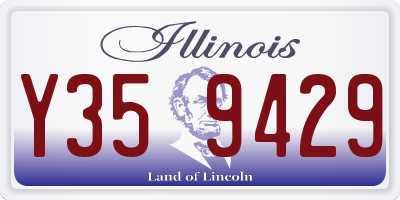 IL license plate Y359429