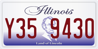 IL license plate Y359430