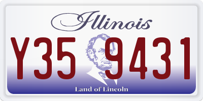 IL license plate Y359431