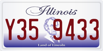 IL license plate Y359433