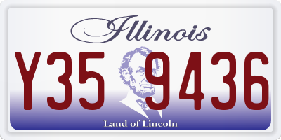 IL license plate Y359436
