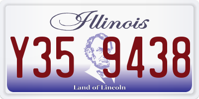 IL license plate Y359438