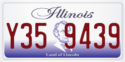IL license plate Y359439