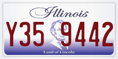 IL license plate Y359442