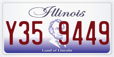 IL license plate Y359449