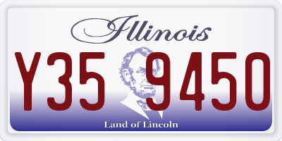 IL license plate Y359450