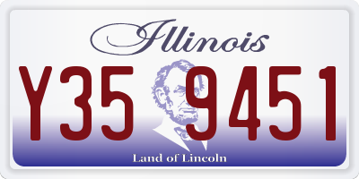 IL license plate Y359451