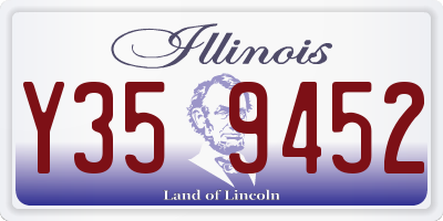 IL license plate Y359452