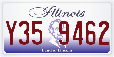 IL license plate Y359462